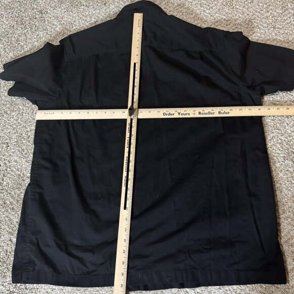Harley-Davidson Shirt Mens XL Black Short Sleeve Button Up Bar & Shield Work - Picture 6 of 8